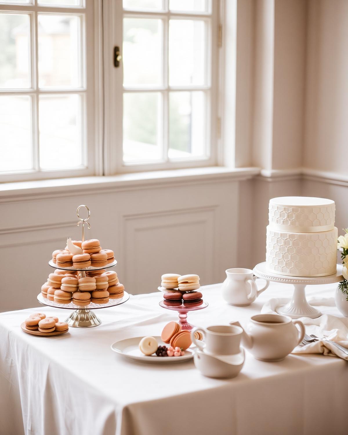 Dessert & Patisserie Tables for weddings — A reason to save room.