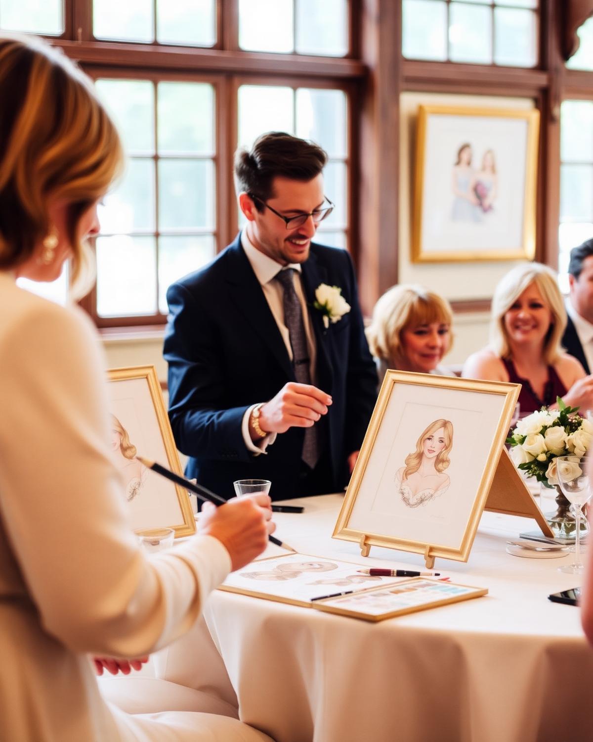 Live Wedding Illustration for weddings — Your wedding painted in real time.